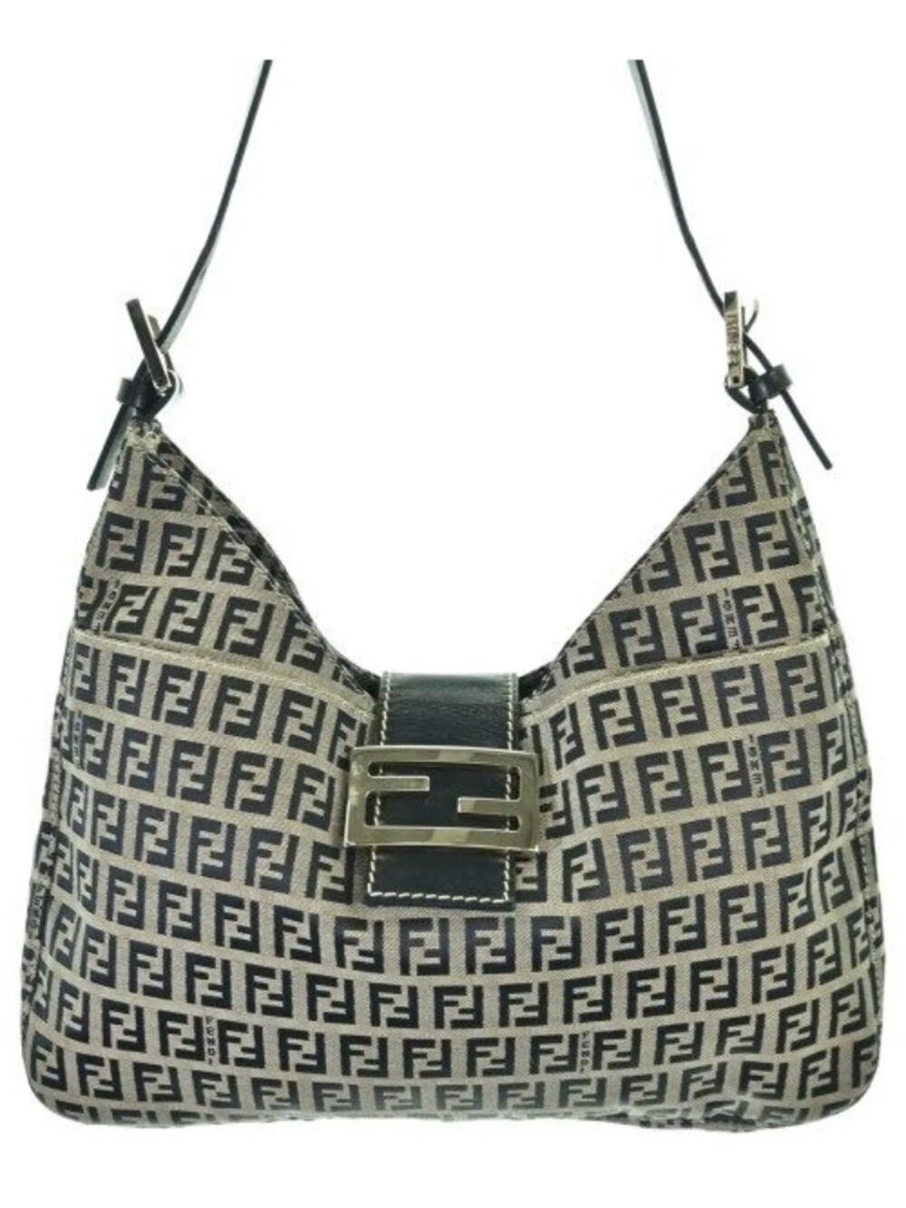 Fendi Zucchino Mamma Bucket Shoulder Bag